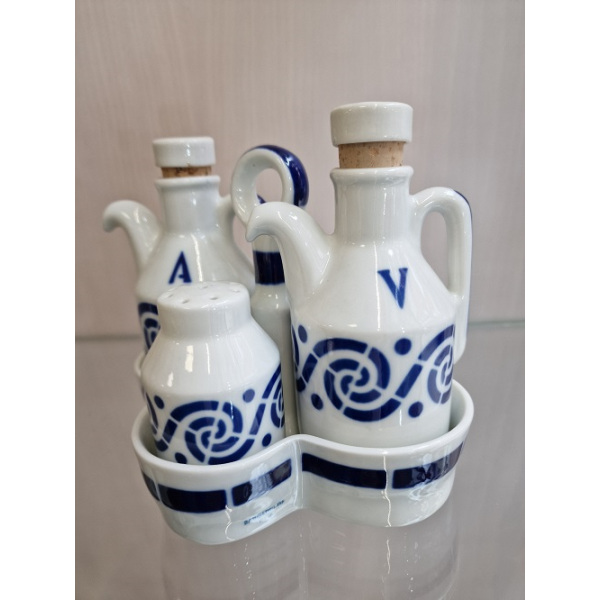 Juego de aceite y vinagre Sargadelos