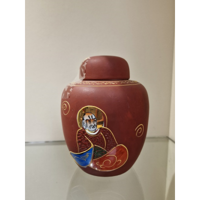 Tarro pintado a mano